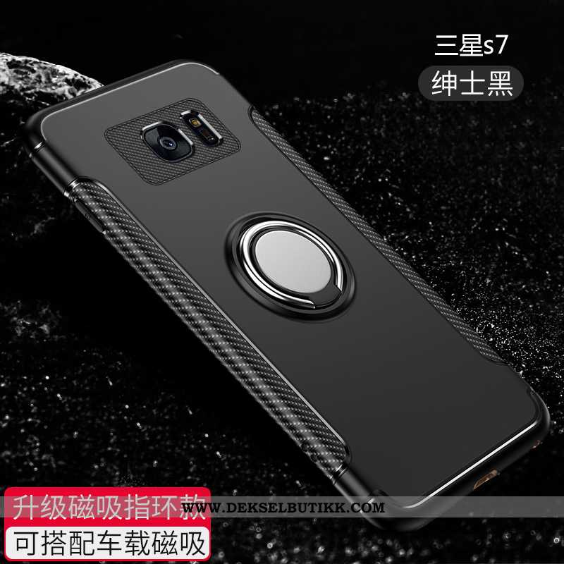 Deksel Samsung Galaxy S7 Silikon Myke Svart Kreativ, Etui Samsung Galaxy S7 Beskyttelse Tilbud