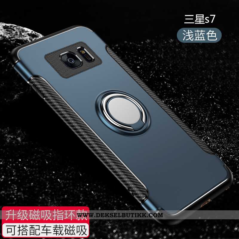 Deksel Samsung Galaxy S7 Silikon Myke Svart Kreativ, Etui Samsung Galaxy S7 Beskyttelse Tilbud