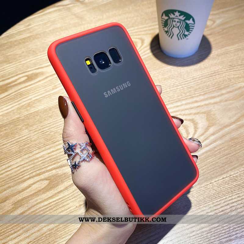 Deksel Samsung Galaxy S8+ Beskyttelse Silikon Kreativ Rød, Etui Samsung Galaxy S8+ Nubuck Tilbud