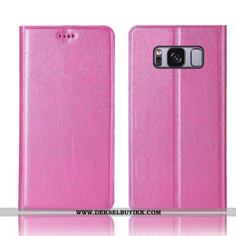 Deksel Samsung Galaxy S8+ Beskyttelse Stjernene Svart Folio, Etui Samsung Galaxy S8+ Skinndeksel Rab