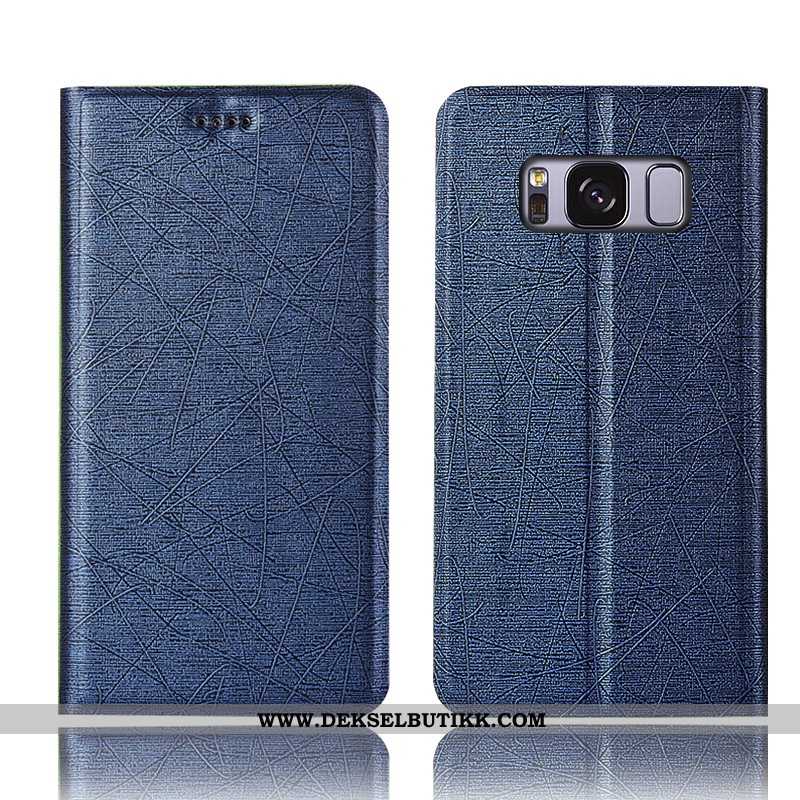 Deksel Samsung Galaxy S8+ Beskyttelse Stjernene Svart Folio, Etui Samsung Galaxy S8+ Skinndeksel Rab