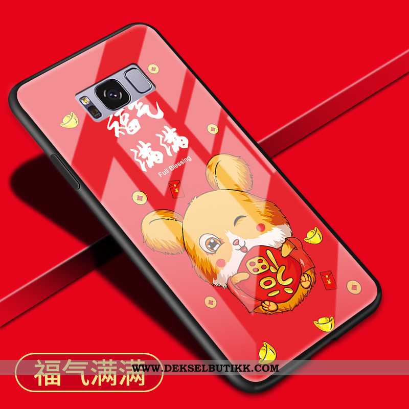 Deksel Samsung Galaxy S8+ Glass Mobiltelefon Alt Inkludert Rød, Etui Samsung Galaxy S8+ Cartoon Kjøp