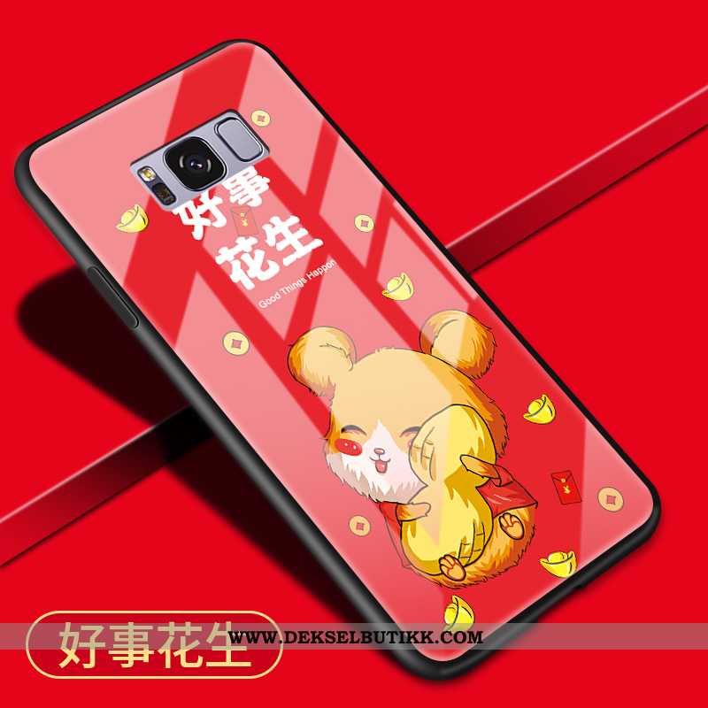 Deksel Samsung Galaxy S8+ Glass Mobiltelefon Alt Inkludert Rød, Etui Samsung Galaxy S8+ Cartoon Kjøp