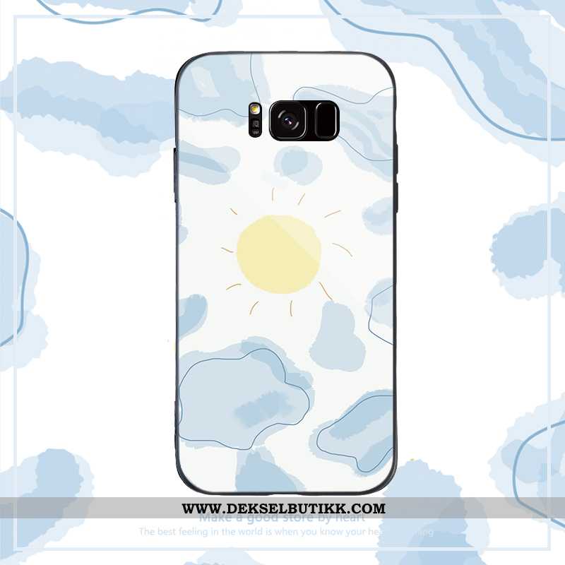 Deksel Samsung Galaxy S8 Trend Stjernene Alt Inkludert Cartoon Blå, Etui Samsung Galaxy S8 Silikon B