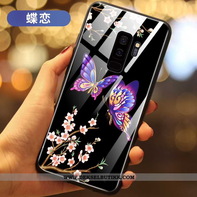 Deksel Samsung Galaxy S9+ Cartoon Mobiltelefon Av Personlighet Svart, Etui Samsung Galaxy S9+ Trend 