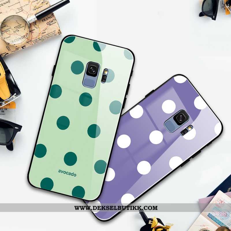 Deksel Samsung Galaxy S9 Glass Lyse Vind Anti-fall Grønn, Etui Samsung Galaxy S9 Mote Butikk