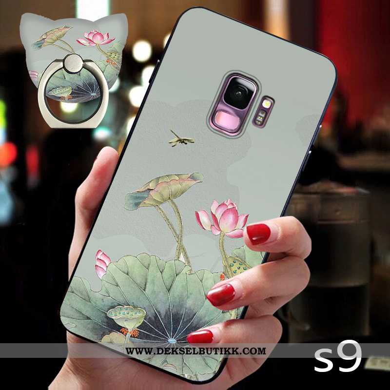 Deksel Samsung Galaxy S9 Kreativ Etui Ring Kinesisk Stil Rosa, Samsung Galaxy S9 Ultra Tilbud