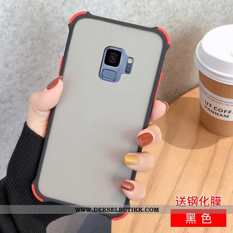 Deksel Samsung Galaxy S9 Kreativ Mobiltelefon Beskyttelse Nubuck Svart, Etui Samsung Galaxy S9 Trend