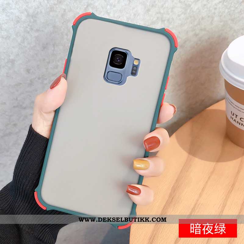 Deksel Samsung Galaxy S9 Kreativ Mobiltelefon Beskyttelse Nubuck Svart, Etui Samsung Galaxy S9 Trend