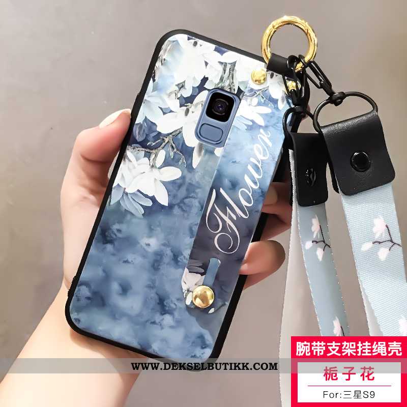 Deksel Samsung Galaxy S9 Myke Støtte Beskyttelse Hvitt, Etui Samsung Galaxy S9 Silikon Butikk