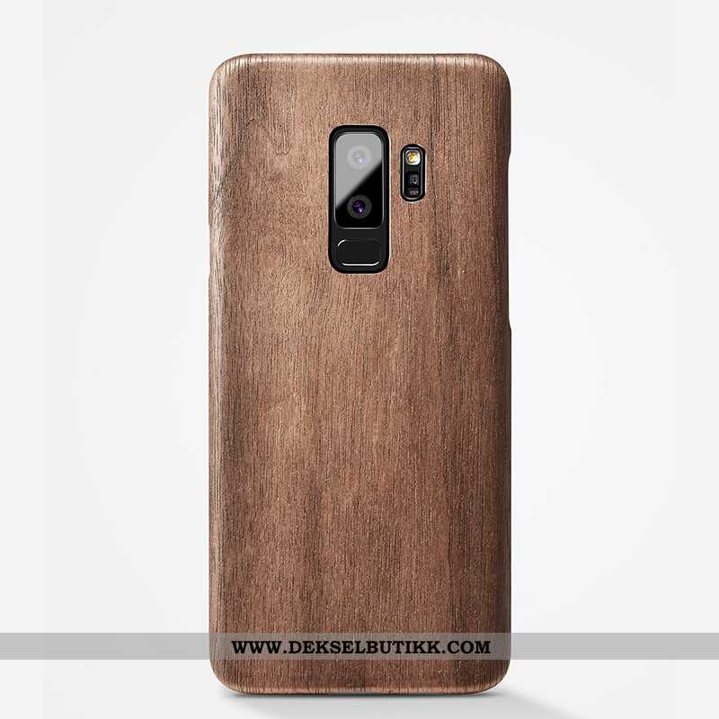 Deksel Samsung Galaxy S9+ Nubuck Etui Brun, Samsung Galaxy S9+ Av Personlighet Butikk