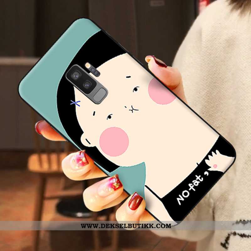 Deksel Samsung Galaxy S9+ Nubuck Stjernene Mobiltelefon Trend Blå, Etui Samsung Galaxy S9+ Cartoon T