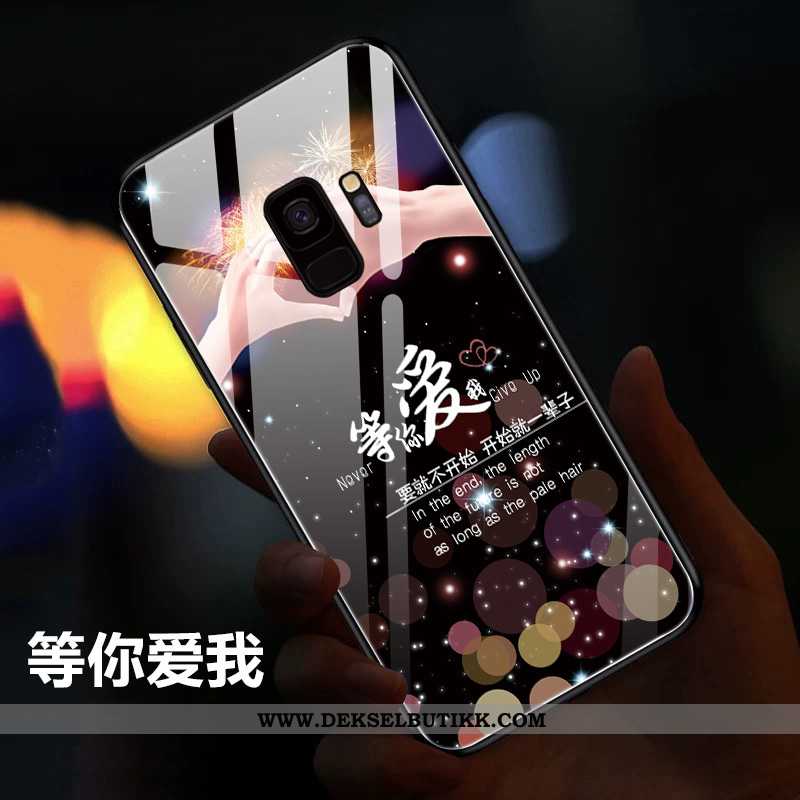 Deksel Samsung Galaxy S9 Silikon Glass Trend Tynne Rød, Etui Samsung Galaxy S9 Beskyttelse Tilbud