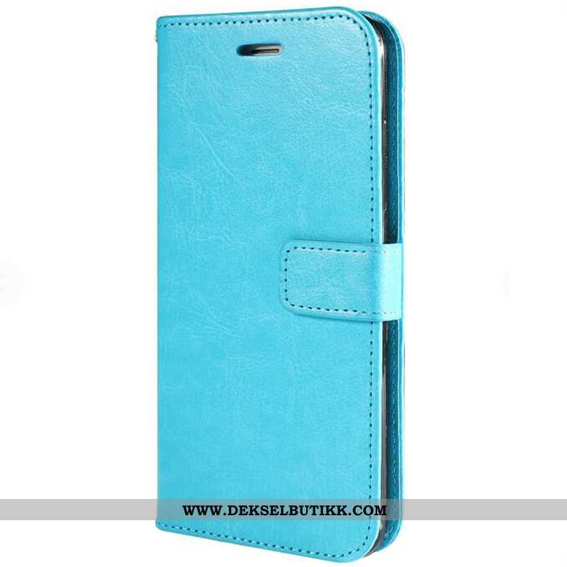 Deksel Samsung Galaxy S9+ Skinn Lær Skinndeksel Mobiltelefon Lommebok Brun, Etui Samsung Galaxy S9+ 