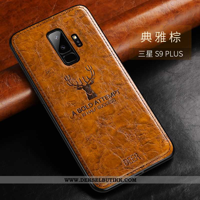 Deksel Samsung Galaxy S9+ Trend Kreativ Alt Inkludert Silikon Brun, Etui Samsung Galaxy S9+ Ultra Bi