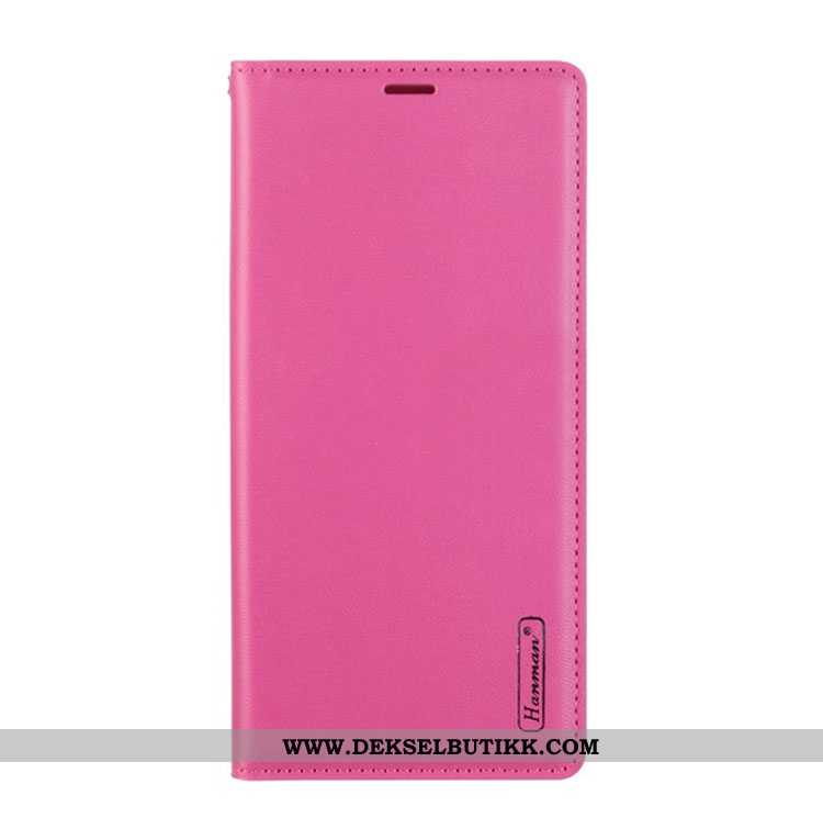 Deksel Sony Xperia 1 Ii Skinndeksel Kort Folio Mobiltelefon Rosa, Etui Sony Xperia 1 Ii Skinn Billig