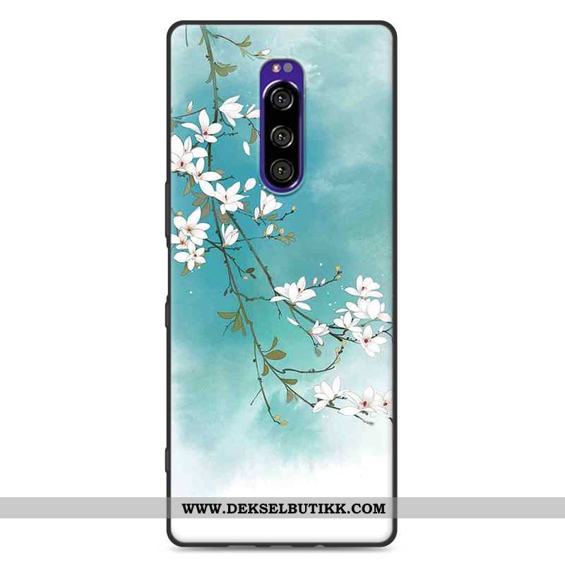 Deksel Sony Xperia 1 Myke Rosa Mobiltelefon Nubuck, Etui Sony Xperia 1 Silikon Billige