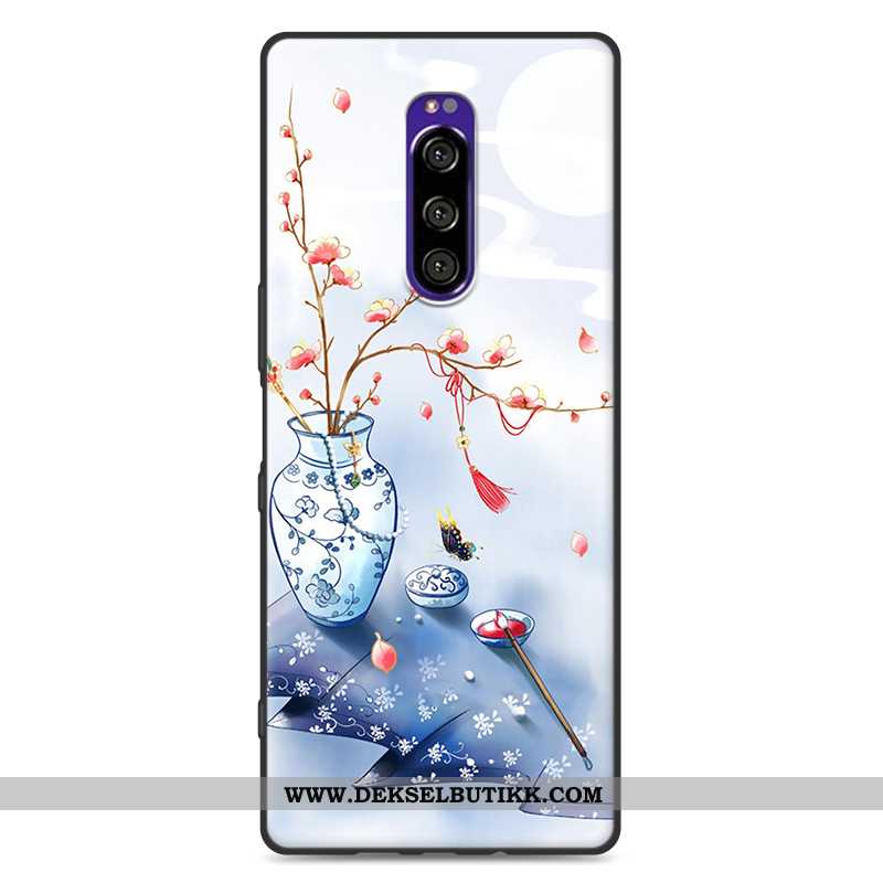 Deksel Sony Xperia 1 Myke Rosa Mobiltelefon Nubuck, Etui Sony Xperia 1 Silikon Billige