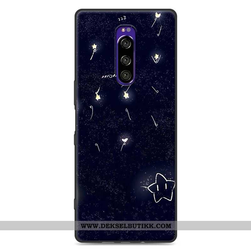 Deksel Sony Xperia 1 Silikon Etui Farge Malt Hvitt, Sony Xperia 1 Beskyttelse Billige