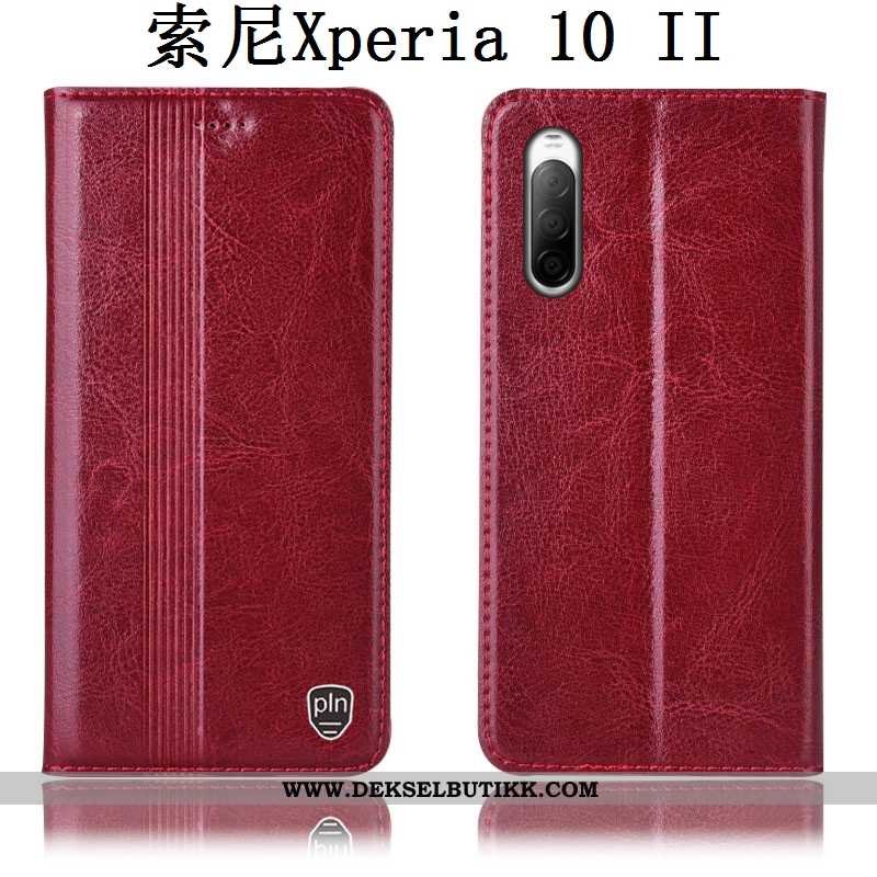 Deksel Sony Xperia 10 Ii Skinndeksel Mobiltelefon Anti-fall Brun, Etui Sony Xperia 10 Ii Beskyttelse