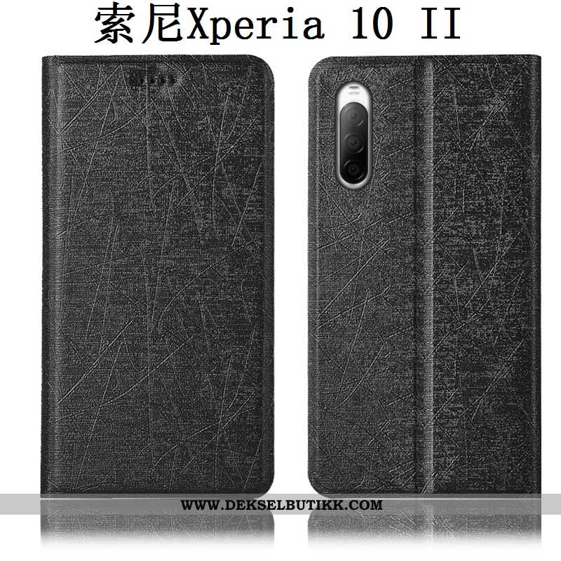 Deksel Sony Xperia 10 Ii Skinndeksel Mobiltelefon Anti-fall Svart, Etui Sony Xperia 10 Ii Beskyttels