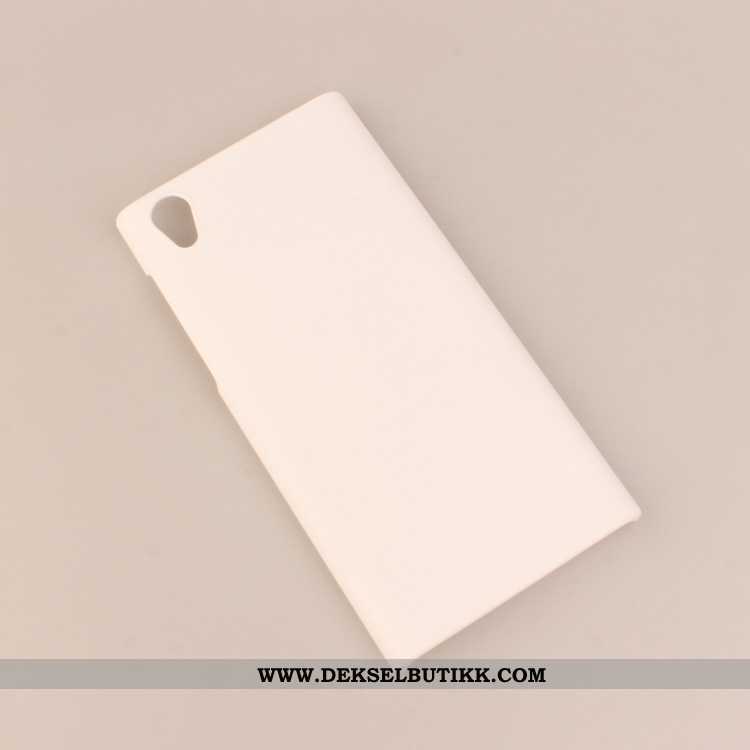 Deksel Sony Xperia L1 Nubuck Hard Gul, Etui Sony Xperia L1 Beskyttelse Tilbud