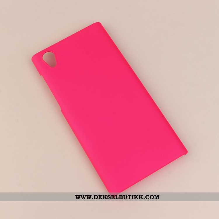 Deksel Sony Xperia L1 Nubuck Hard Gul, Etui Sony Xperia L1 Beskyttelse Tilbud