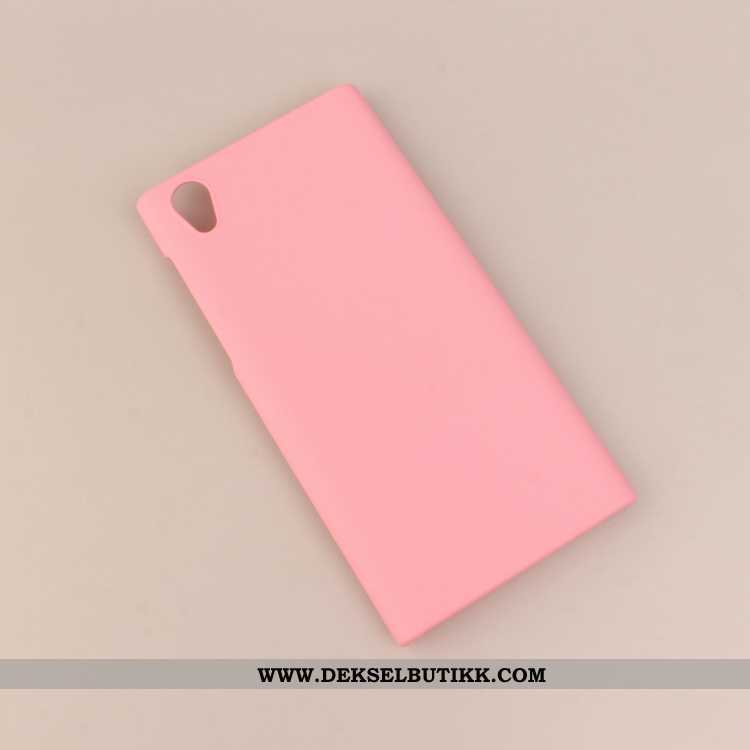 Deksel Sony Xperia L1 Nubuck Hard Gul, Etui Sony Xperia L1 Beskyttelse Tilbud