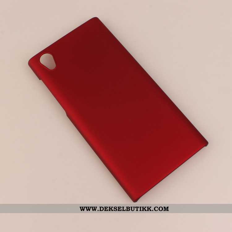 Deksel Sony Xperia L1 Nubuck Hard Gul, Etui Sony Xperia L1 Beskyttelse Tilbud