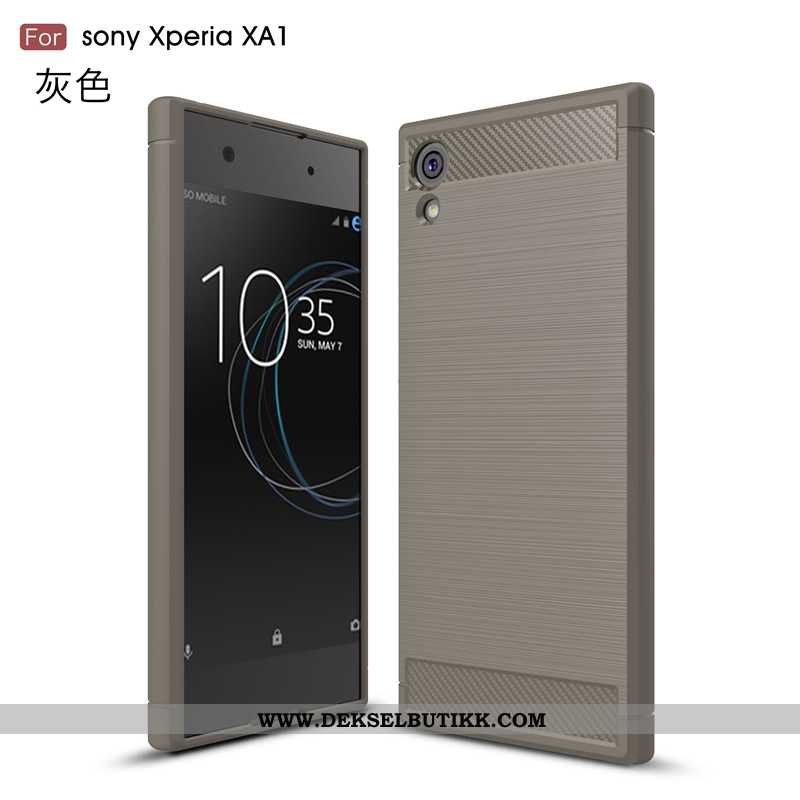 Deksel Sony Xperia Xa1 Av Personlighet Myke Business Tynne Svart, Etui Sony Xperia Xa1 Trend Salg