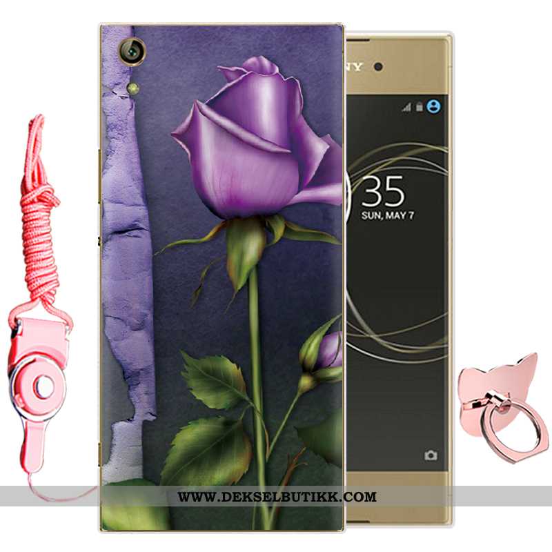 Deksel Sony Xperia Xa1 Ultra Cartoon Silikon Grønn, Etui Sony Xperia Xa1 Ultra Myke Salg