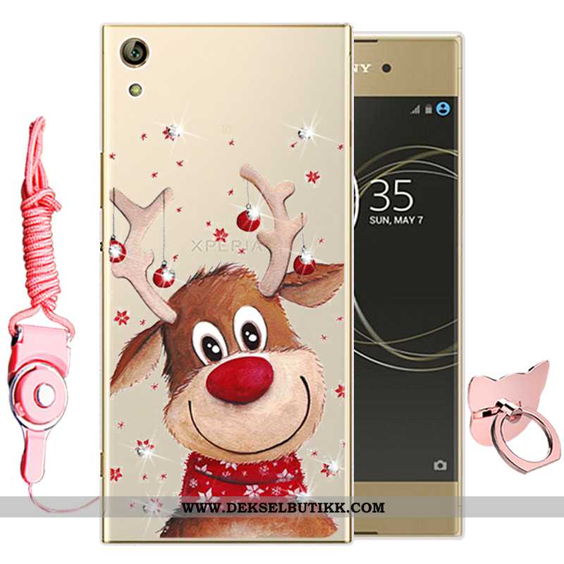 Deksel Sony Xperia Xa1 Ultra Cartoon Silikon Grønn, Etui Sony Xperia Xa1 Ultra Myke Salg