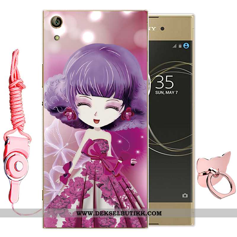 Deksel Sony Xperia Xa1 Ultra Cartoon Silikon Grønn, Etui Sony Xperia Xa1 Ultra Myke Salg