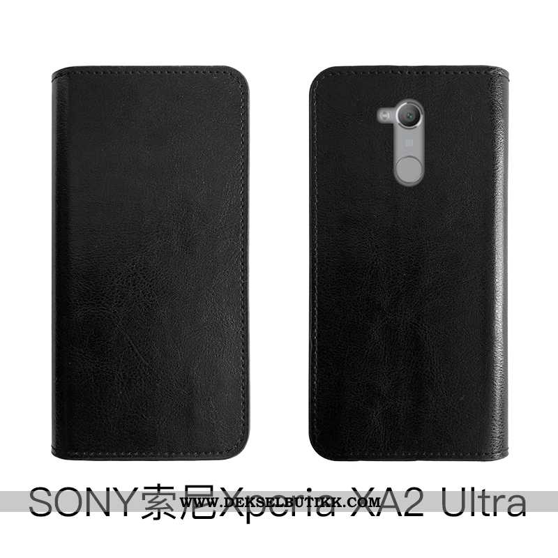 Deksel Sony Xperia Xa2 Ultra Skinn Business Myke Brun, Etui Sony Xperia Xa2 Ultra Vintage Rabatt