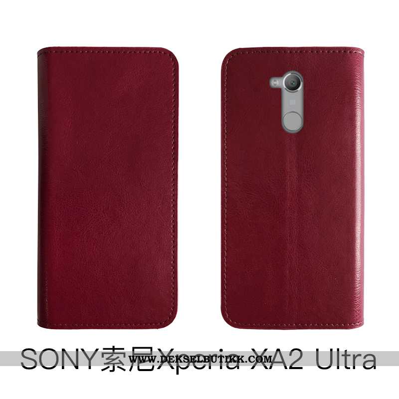 Deksel Sony Xperia Xa2 Ultra Skinn Business Myke Brun, Etui Sony Xperia Xa2 Ultra Vintage Rabatt