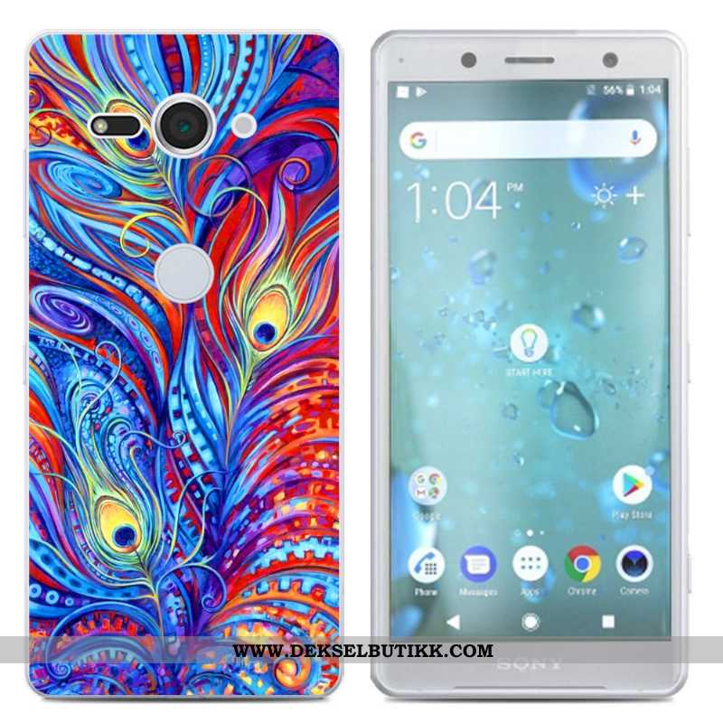 Deksel Sony Xperia Xz2 Compact Silikon Etui Mobiltelefon Svart, Sony Xperia Xz2 Compact Kreativ Tilb