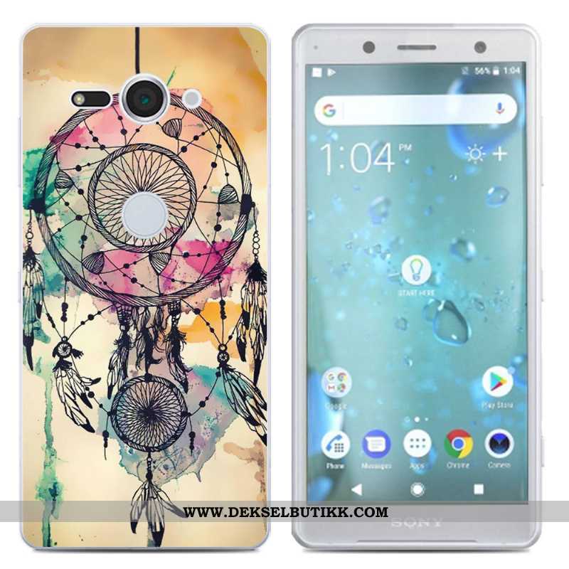 Deksel Sony Xperia Xz2 Compact Silikon Etui Mobiltelefon Svart, Sony Xperia Xz2 Compact Kreativ Tilb