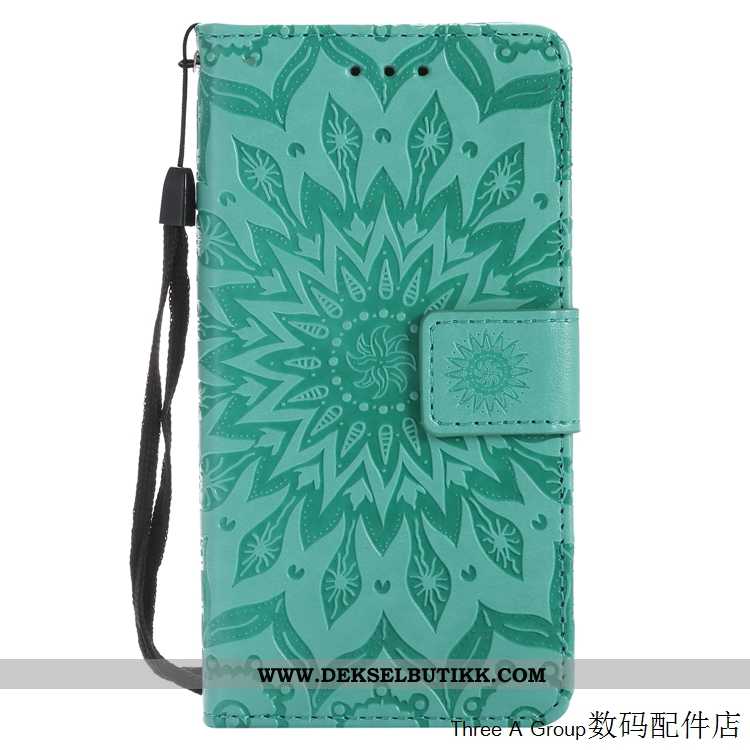 Deksel Sony Xperia Xz2 Compact Skinndeksel Folio Anti-fall Lilla, Etui Sony Xperia Xz2 Compact Relie