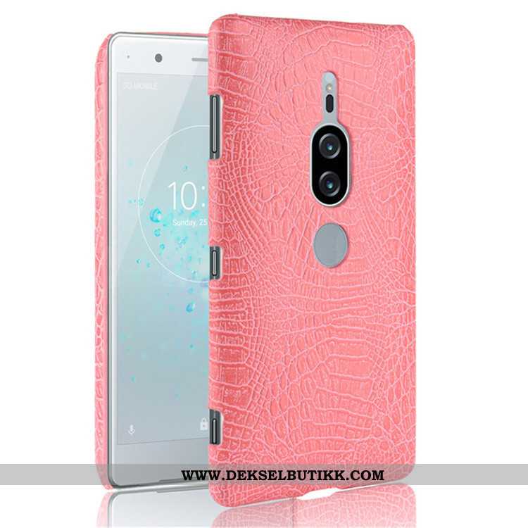 Deksel Sony Xperia Xz2 Premium Mønster Mobiltelefon Hard Svart, Etui Sony Xperia Xz2 Premium Krokodi