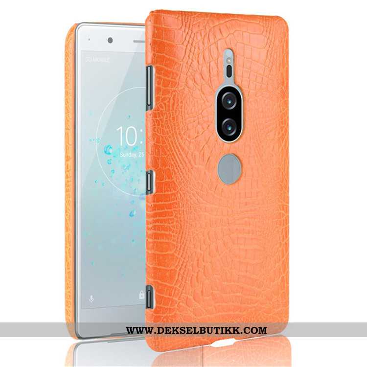 Deksel Sony Xperia Xz2 Premium Mønster Mobiltelefon Hard Svart, Etui Sony Xperia Xz2 Premium Krokodi