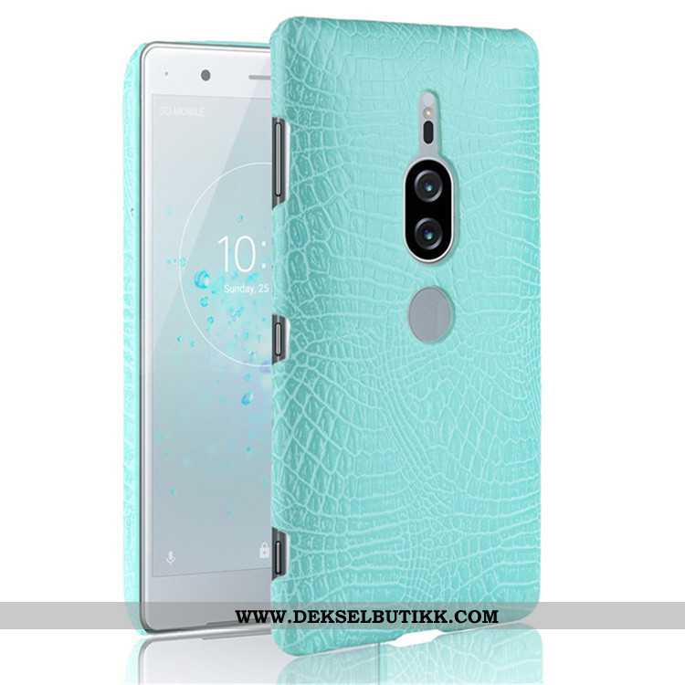 Deksel Sony Xperia Xz2 Premium Mønster Mobiltelefon Hard Svart, Etui Sony Xperia Xz2 Premium Krokodi