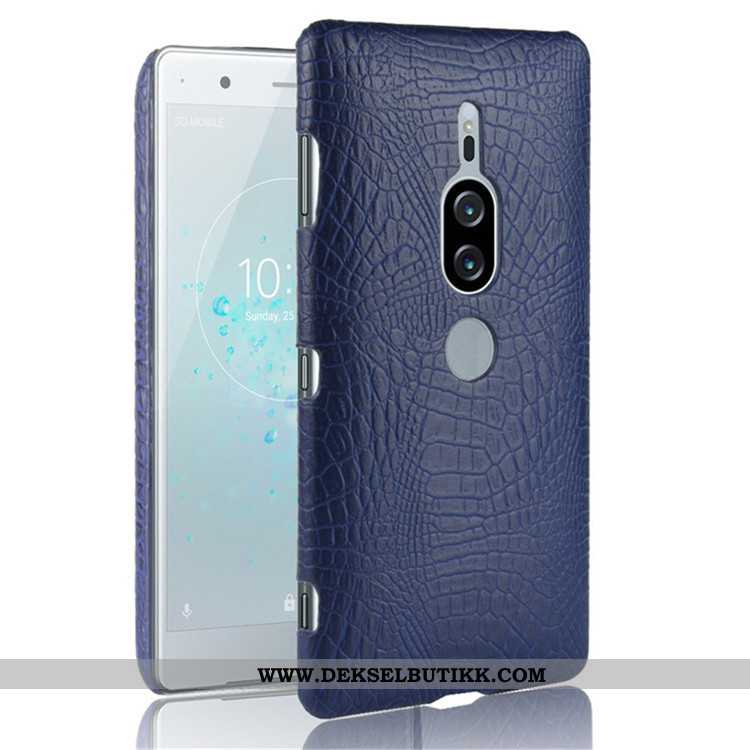 Deksel Sony Xperia Xz2 Premium Mønster Mobiltelefon Hard Svart, Etui Sony Xperia Xz2 Premium Krokodi