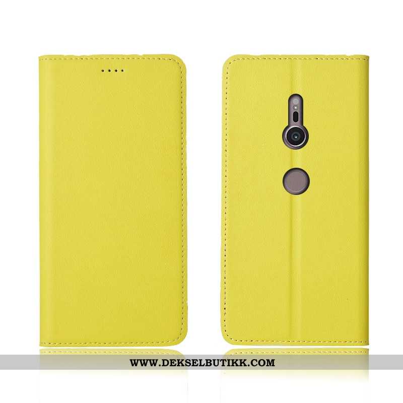 Deksel Sony Xperia Xz3 Silikon Clamshell Mobiltelefon Skinn Gul, Etui Sony Xperia Xz3 Beskyttelse Ti