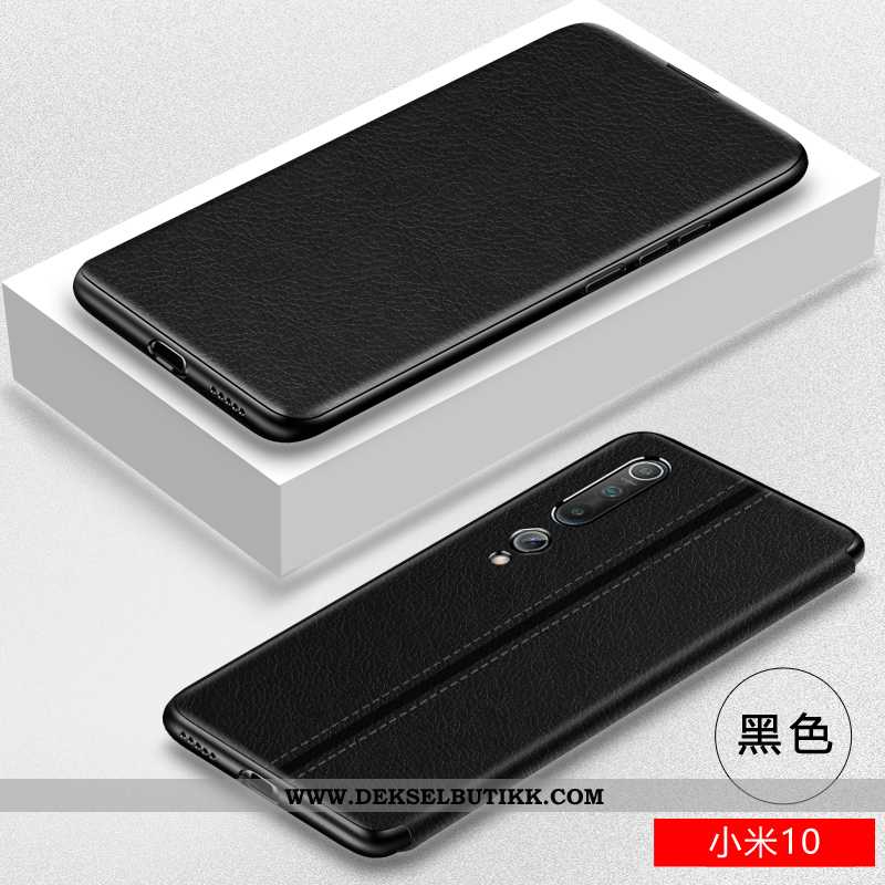 Deksel Xiaomi Mi 10 Av Personlighet Silikon Skinndeksel Mobiltelefon Brun, Etui Xiaomi Mi 10 Kreativ