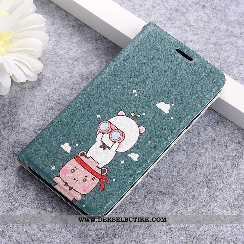 Deksel Xiaomi Mi 10 Beskyttelse Cartoon Trend Clamshell Grønn, Etui Xiaomi Mi 10 Skinndeksel Salg