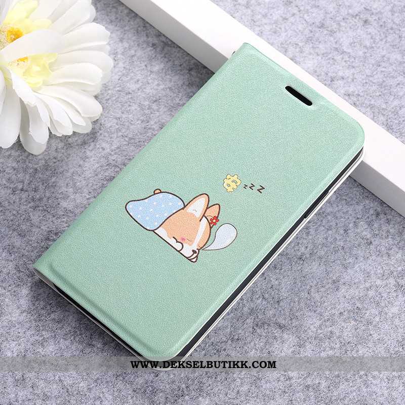 Deksel Xiaomi Mi 10 Beskyttelse Cartoon Trend Clamshell Grønn, Etui Xiaomi Mi 10 Skinndeksel Salg