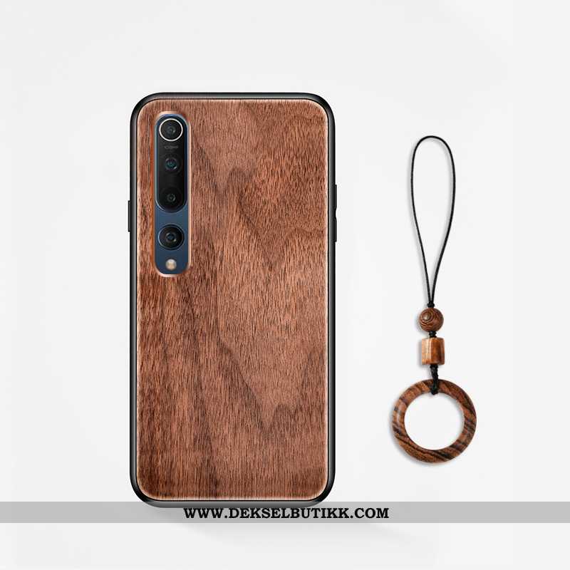 Deksel Xiaomi Mi 10 Hengende Ornamenter Kvalitet Etui Nubuck Brun, Xiaomi Mi 10 Mønster Billige