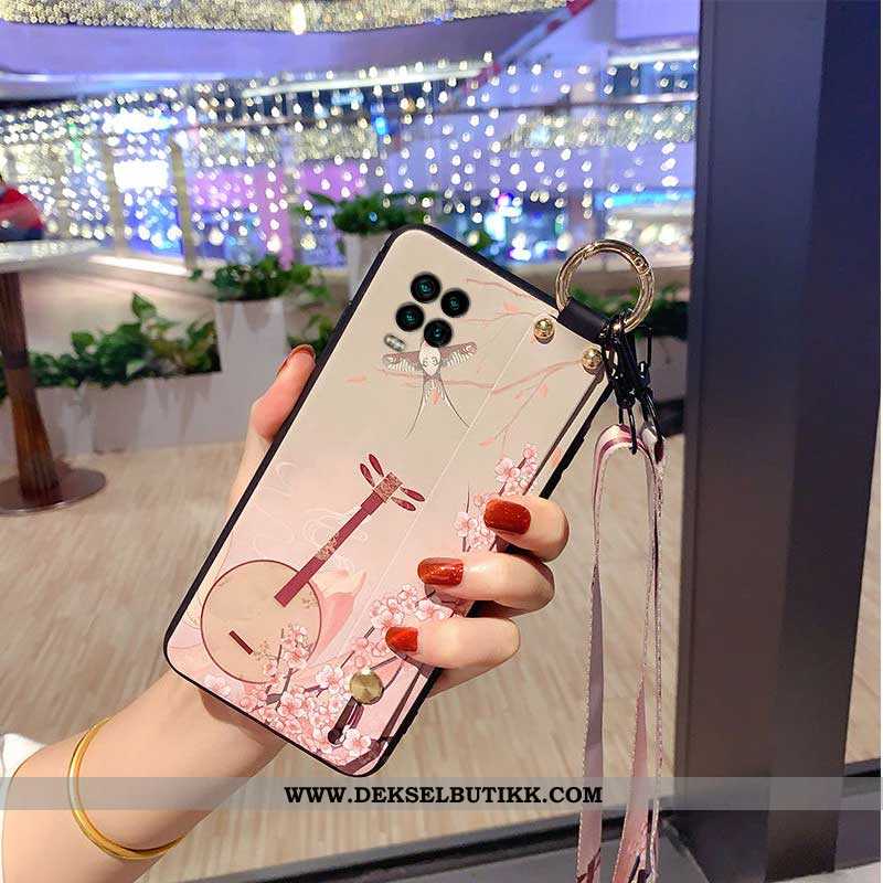 Deksel Xiaomi Mi 10 Lite Myke Hengende Ornamenter Mobiltelefon Nubuck Rosa, Etui Xiaomi Mi 10 Lite S