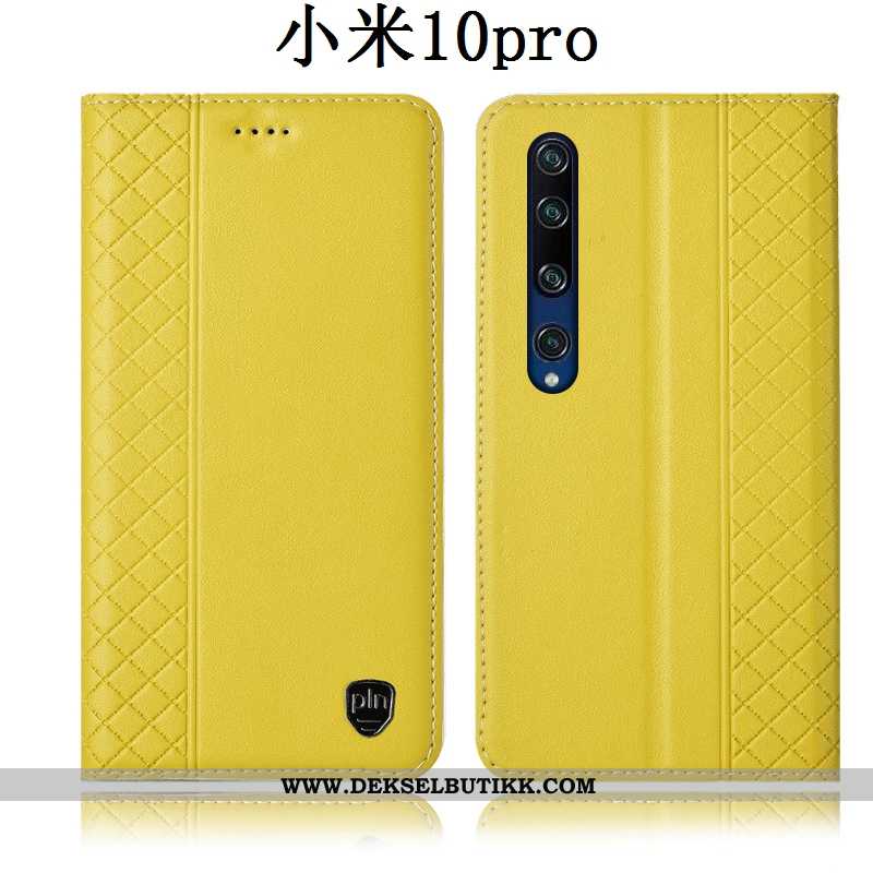 Deksel Xiaomi Mi 10 Pro Beskyttelse Mobiltelefon Alt Inkludert Folio Gul, Etui Xiaomi Mi 10 Pro Skin