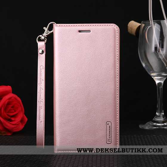 Deksel Xiaomi Mi 10 Pro Hengende Ornamenter Etui Folio Rød Rosa, Xiaomi Mi 10 Pro Skinn På Nett